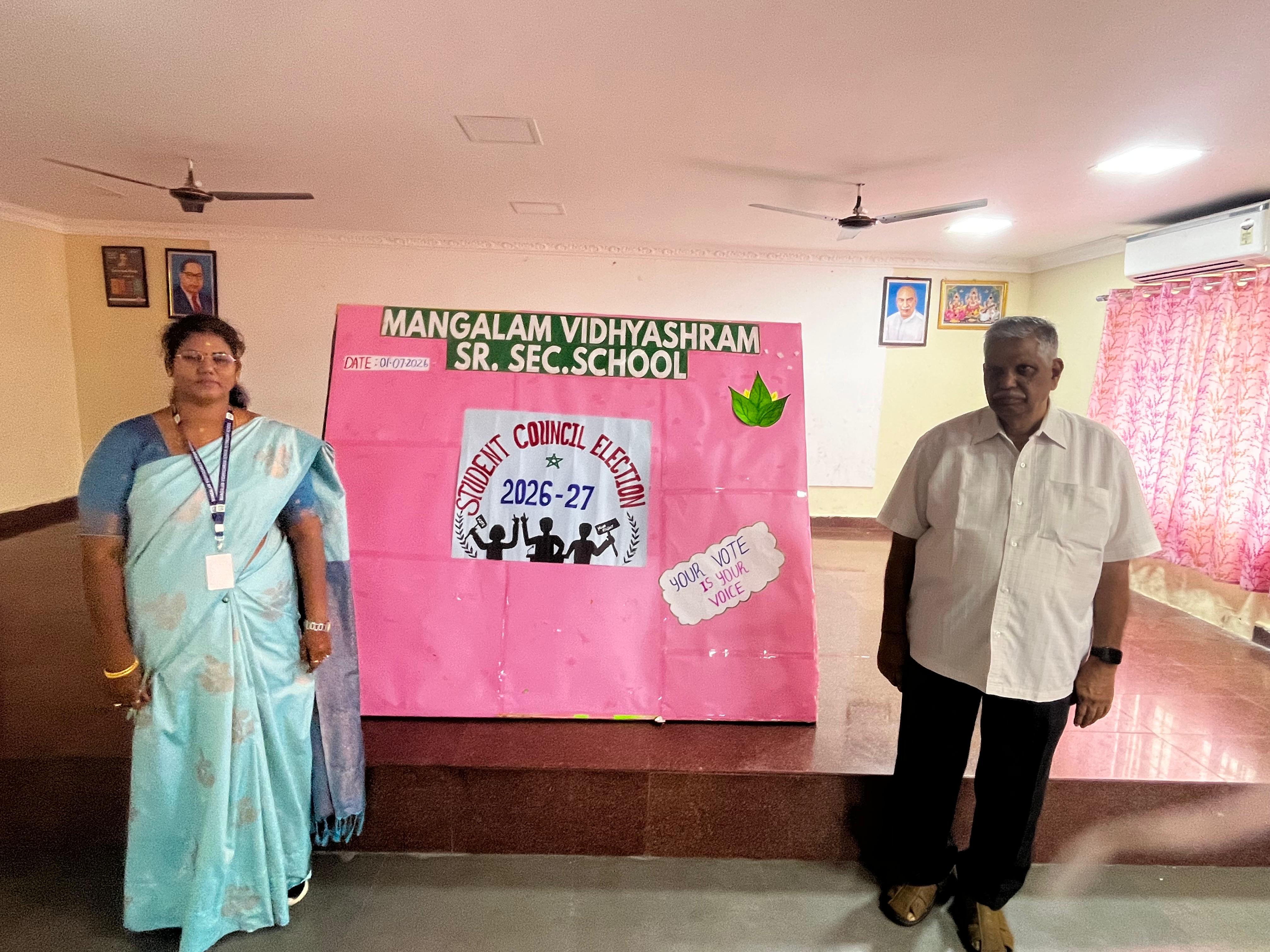 Mangalam Vidhyashram in Thirumullaivoyal Chennai Tamilnadu.